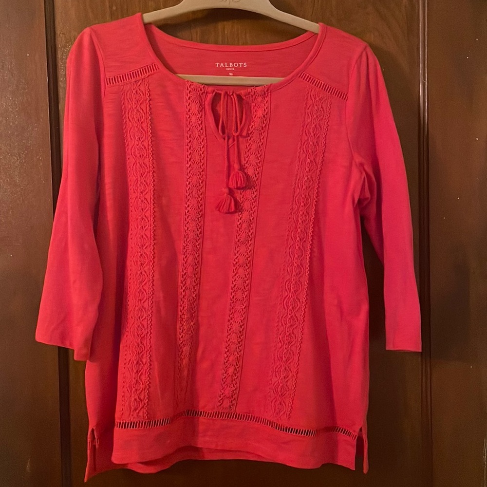 Coral Talbots top